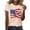 Beige, variant on Danhjin Womens Tops Button Up Tshirts Short Sleeve Summer V neck Casual Blouses Short Sleeve Casual Shirts