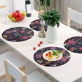 thumbnail image 6 of GZHJMY Christmas Elf Placemats Set of 1 Non-Slip Heat Resistant Dining Table Place Mats Washable Kitchen PVC Weave Table Mats Table Mat, 6 of 7