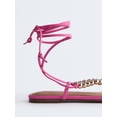 thumbnail image 5 of Free Assembly Women's Beaded Wrap Sandals, 5 of 7