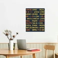 thumbnail image 2 of Nawypu Phonetic Alphabet Canvas Painting Airplane Decor Aviation Art Prints for Home Boys Room Playroom Nursery Wall Decor Framed Artwork Pilot Gifts 16x20in, 2 of 4