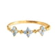thumbnail image 1 of Moda para mujer Anillo de joyería con banda llamativa Anillos azules con flores, 1 of 8