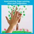 thumbnail image 6 of 12 Vibrant Colors Finger Paint Set 20ml for Kids Washable Paints with 1 Paintbrush Safe and Educational Art Supplies for DIY Gift Projects Toddlers Early Learning, 6 of 9