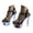 Black, variant on Women's Clear Platform Heels Ankle Strap Sexy Heeled Sandals Stiletto Pole Dance Pumps Shoes