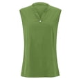 thumbnail image 5 of Women's Solid Color Linen Vest Casual And Stylish Tank Top, 5 of 5