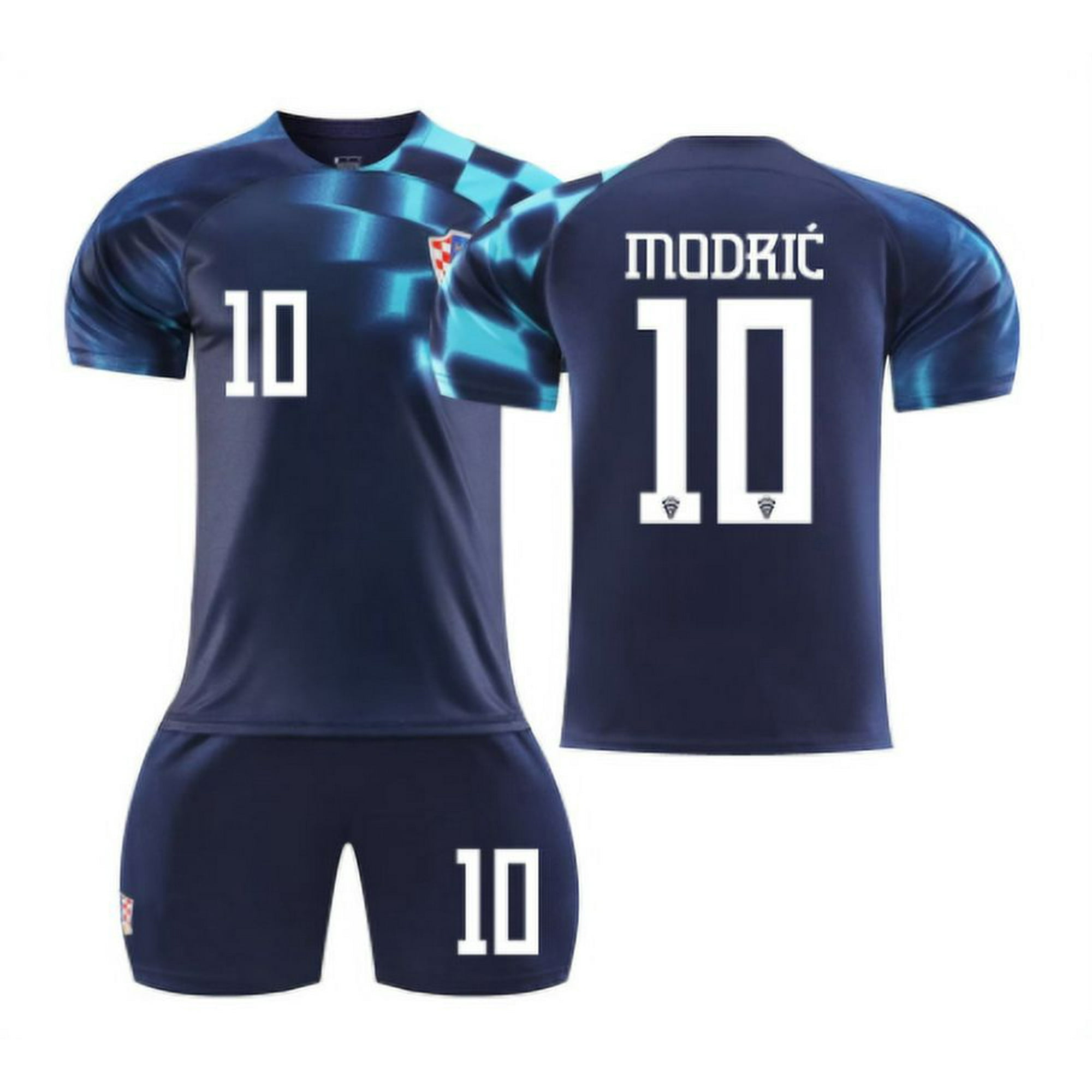 Boys Girls football Jersey suit Croatia away MODRIC Fans - Main Image