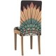 thumbnail image 4 of Funda protectora ABPHQTO Calavera con sombrero de plumas para silla Juego de 4, 4 of 4