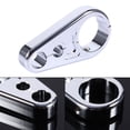thumbnail image 1 of Motorcycles BrakeCable Wire Clamp Clip, Fits 1in Handlebar, Easy to Install, Two Separate Holes for Cables, 1 of 8