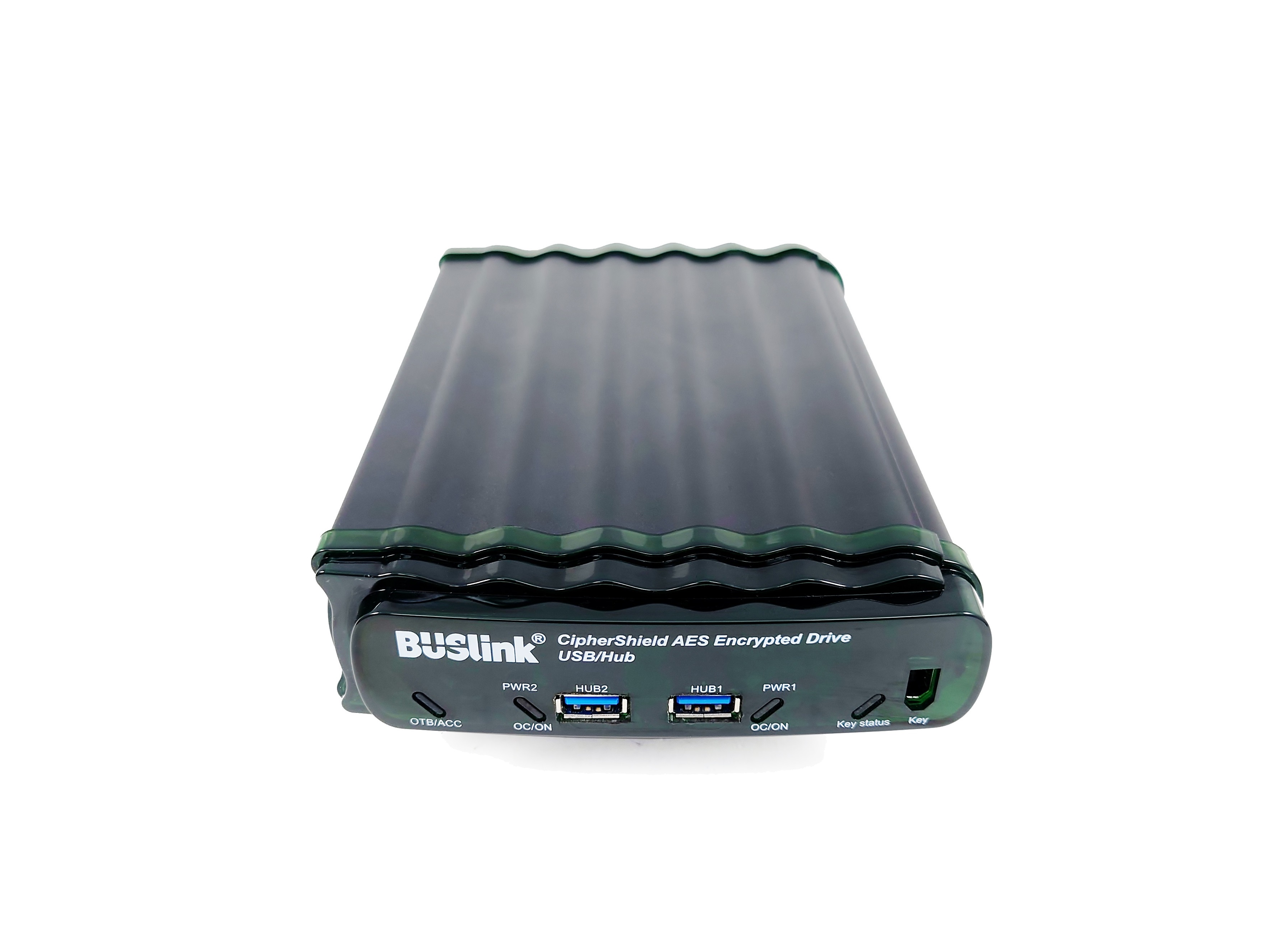 Buslink CipherShield - CSE-8THS 8TB HDD - 256-bit AES FIPS 140-2 HIPAA - 2-port HUB - USB 3.2 Gen 1 (3.0)/eSATA - Hardware Encrypted External Desktop Drive