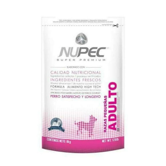 Croquetas para Perro Nupec Adulto Razas Pequeñas 8 Kg