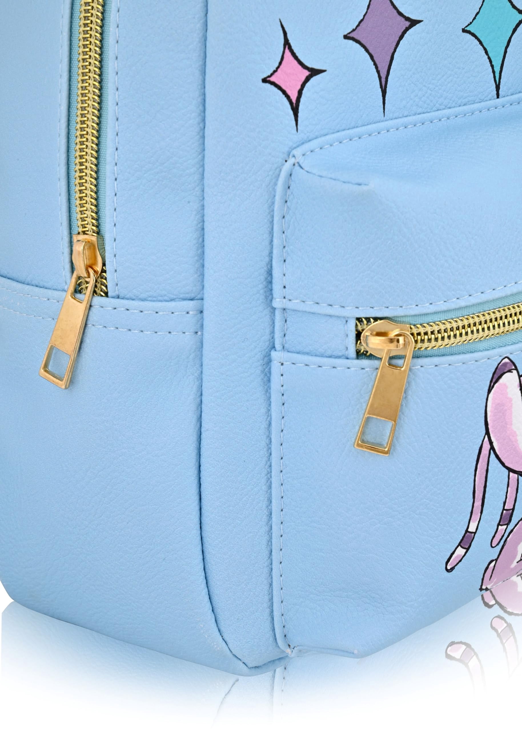 Disney Stitch Backpack for Women, Men, Unisex Cute PU 