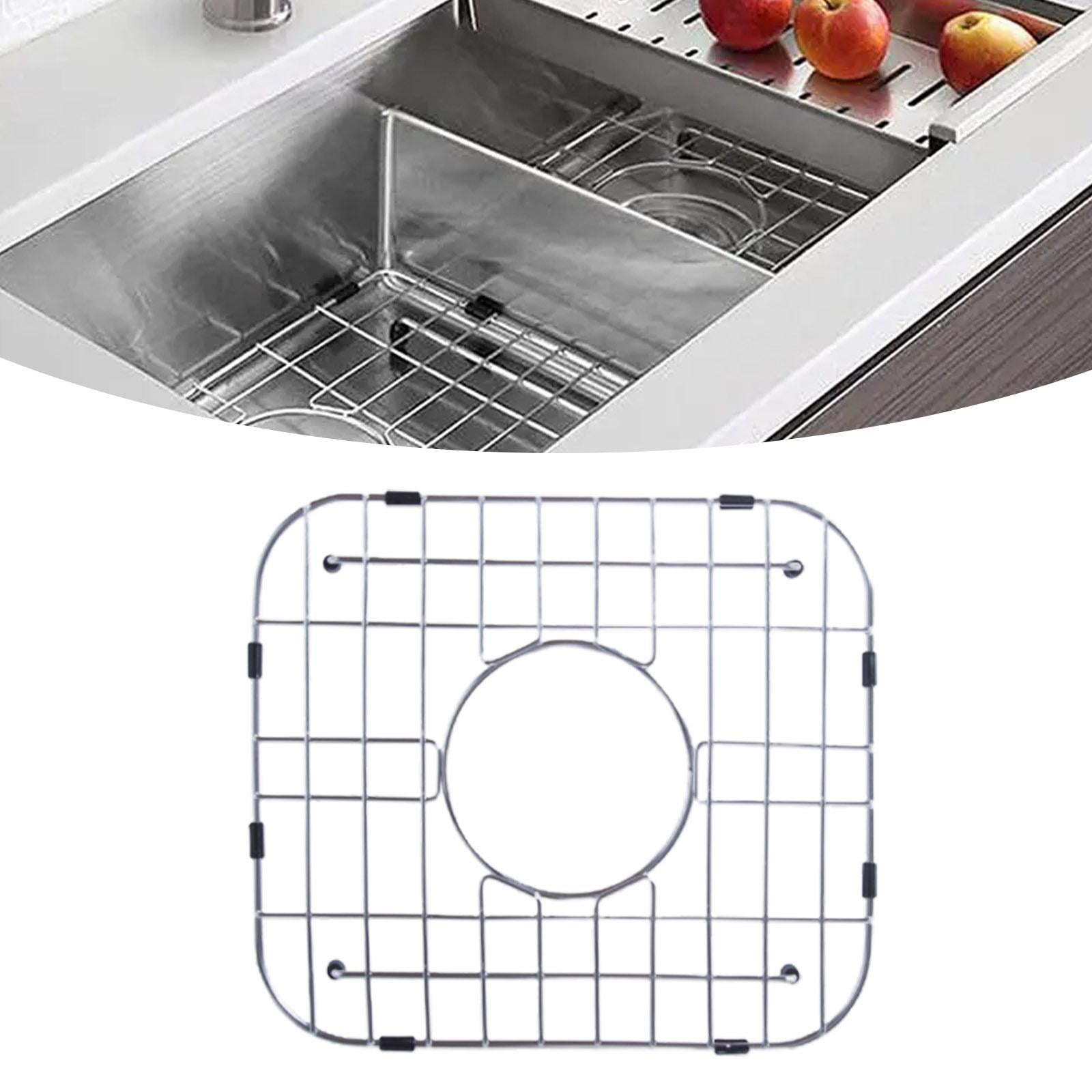 Fiocias Dish Drying Rack Kitchen Sink Organizer Drain Tray for Cookware Counter Cafe