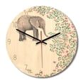 thumbnail image 3 of CNKOO Printing Wooden Wall Clock Hot Style European Rural Coloured Drawing Clocks, 3 of 5