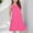 Hot Pink, variant on Piuwrlz Casual Play Dress for Girls Summer Plain Dresses Pocket Princess Skirts Hot Pink Size 5-6 Years
