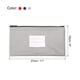 thumbnail image 2 of Uxcell 11x6" Bolsa de Depósito de Dinero con Cierre, 3 Piezas de Monedero de Cuero Sintético con Ventana, Gris Azul Rojo, 2 of 6