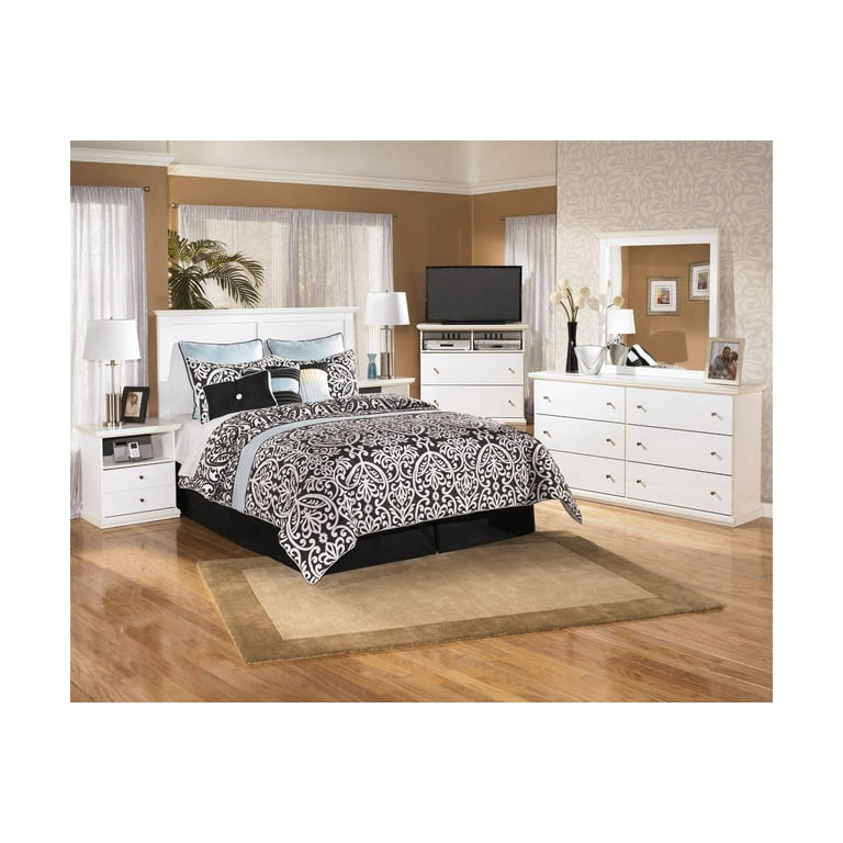 Ashley Furniture Bostwick Shoals 6 Drawer Wood Double Dresser in