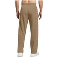 thumbnail image 5 of Mens Sweatpants with Pockets Relaxed Fit Pants for Men Elastic Waist Mens Straight Leg Sweatpants Mens Jogger Sweatpants Baggy Sweatpants, 5 of 5