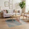 thumbnail image 3 of ODIKA 4'x6' Muted Earth Tones Geometric Art Washable Area Rug Abstract Landscape with Soft Curves Design for Bedroom, Reading Nook, Pet Friendly & Non-Shedding, 3 of 7
