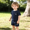 thumbnail image 5 of WhouRiu Boys Casual Embroidery Outfits Short Sleeve Tees And Shorts Sets Baby Summer Cute Clothes, 5 of 9