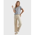 thumbnail image 4 of Hanes Perfect-T Women's Cotton Crewneck T-Shirt Light Steel L, 4 of 10