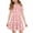 Pink, variant on yuCgh Floral Print Easter Dress for Girls, Short Sleeve Summer Dress with Front Pocket, Lightweight Casual Party Dress for Kids,Blue 110