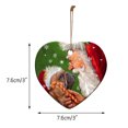 thumbnail image 4 of Cartel de madera de Navidad perro y anciano Wmkox8yii fhajkh4696, 4 of 4