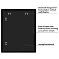 thumbnail image 3 of Americanflat 22x28 Poster Frame with Polished Plexiglass Wide Photo Frames Made Vertical Horizontal - Black, 3 of 8