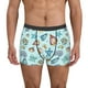 thumbnail image 1 of Balery Sea Shells 2 Calzoncillos bóxer para hombre, ropa interior de algodón suave y transpirable con cinturilla de nailon-Large, 1 of 5
