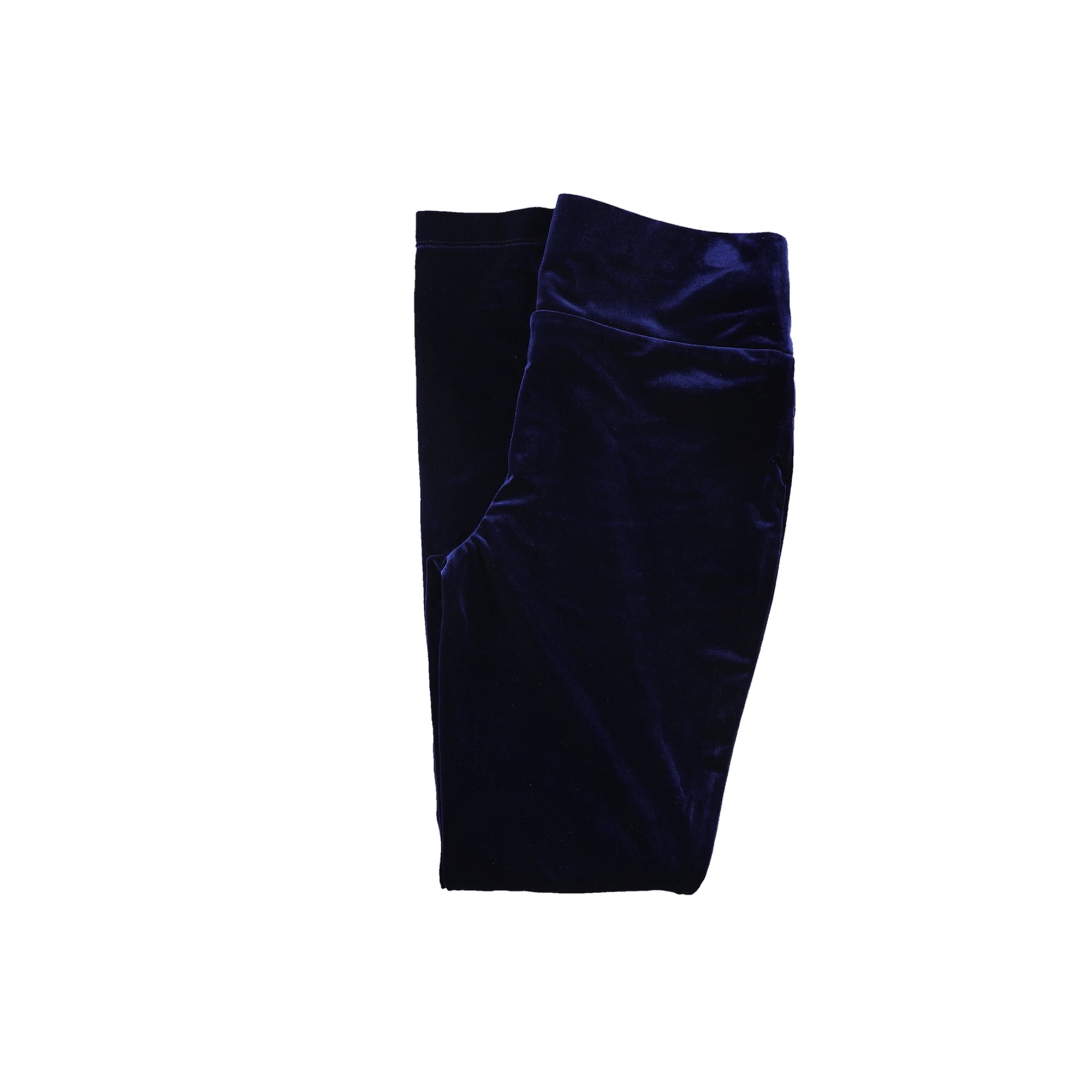 I-N-C Womens Velvet Pull-On Skinny Casual Leggings, Blue, 4 Regular 