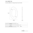 thumbnail image 3 of RCH Hardware Heavy Duty Solid Wrought Iron 6" Tall House Number 2, Iron Country Style Matching Screws Included, 3 of 5