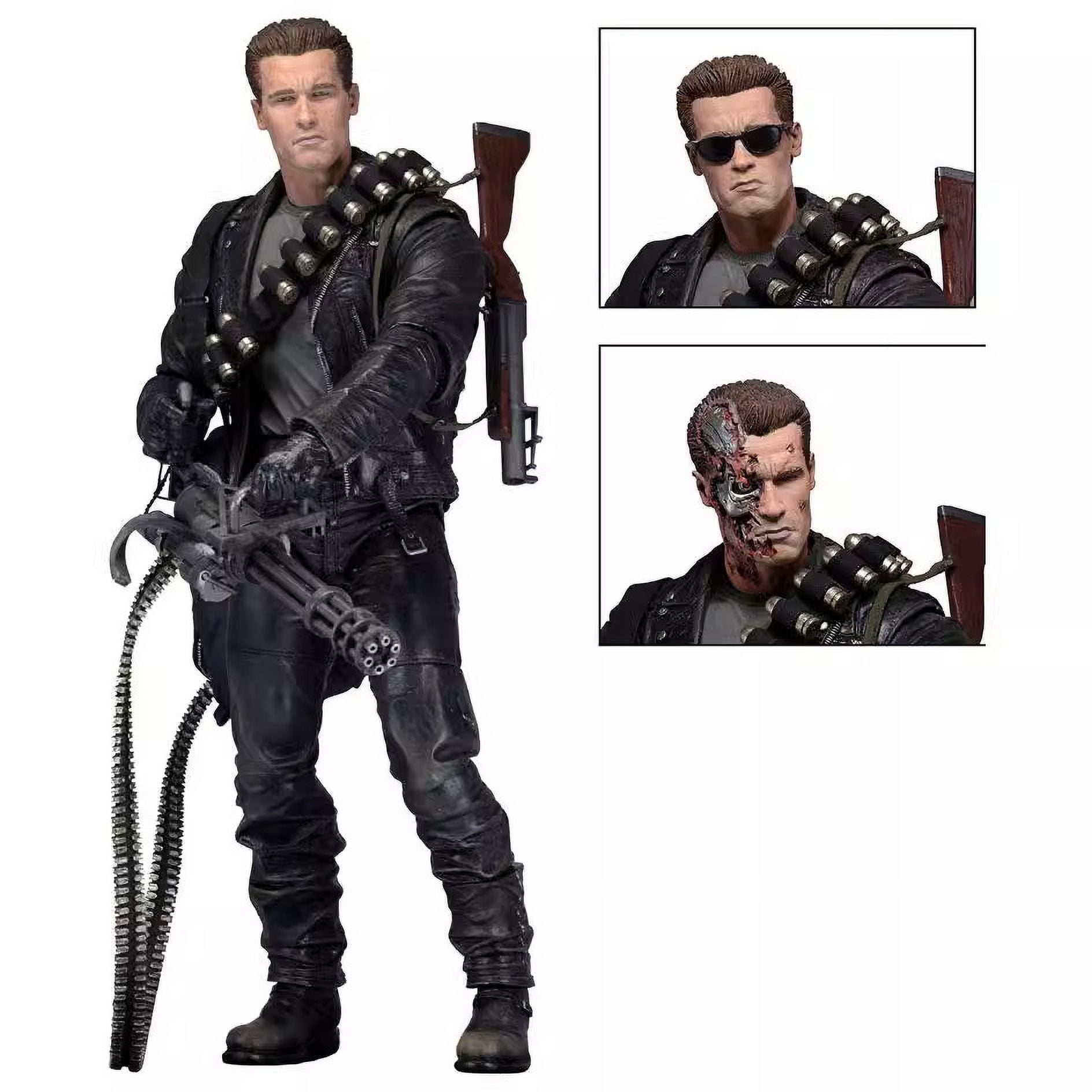 The Terminator T 800 T 1000 Endoskeleton Action Figure Collectible Model Toy 19cm Action Figures Gift Adult Kids Figure Gift