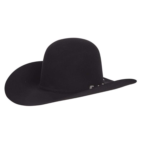 American Hat Company Mens 200x Black 4 1/4 Brim Felt Cowboy Hat