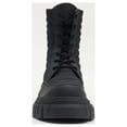 thumbnail image 3 of Sam Edelman Olympia Black Chunky Lug Sole Lace Up Rounded Toe Ankle Combat Boots (Black, 7), 3 of 6