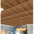 thumbnail image 5 of Dundee Deco's Victorian Antique Gold Patchwork Glue Up Ceiling Panels, 2 ft. X 2 ft. (4 sq ft.) each, Pack of 10, 5 of 5