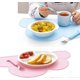thumbnail image 4 of Children's Cloud Shape Silicone Waterproof Place Mat (pink + Gray), 4 of 4