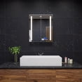 thumbnail image 3 of ALFI brand AB39TR 39" White Above Mount Fireclay Bathroom Trough Sink, 3 of 5
