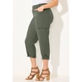 thumbnail image 3 of Catherines Women's Plus Size Petite Ari Performance Convertible Cargo Pant, 3 of 6