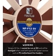 thumbnail image 3 of Ventilador Noctua NF-F12 de 5 V, Premium, silencioso, 120 mm, con alimentación USB, 3 of 9