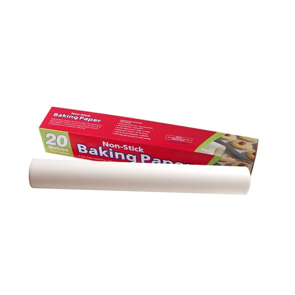 White Parchment Baking Paper Roll – Nonstick, Greaseproof, Oven & Air Fryer Safe, Heat-Resistant, Absorbs Excess Oil, DIY Steamer Liners, for Pizza, Meat, Cookies