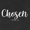 thumbnail image 5 of Wild Bobby Chosen 1 Peter 2:9 Inspirational/Christian Men Premium Tri Blend Tee, Vintage Black, XX-Large, 5 of 5