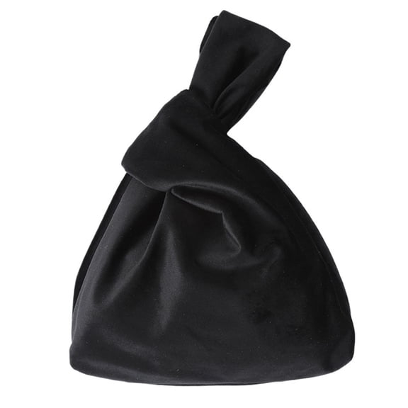 Velvet Knot Wrist Bag Women's Wrist Knot Tote Bag Small Wrist Knotted Evening Purse
