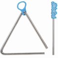thumbnail image 1 of 2025 Childrens Toys Children Musical Instrument Triangle Bell Toy Triangle Musical Instruments Musical Instrument Funny Instrument-w, 1 of 3