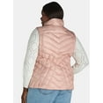 thumbnail image 6 of Big Chill Women's Chevron Quilted Puffer Vest, Midweight, Sizes S-3X, 6 of 6