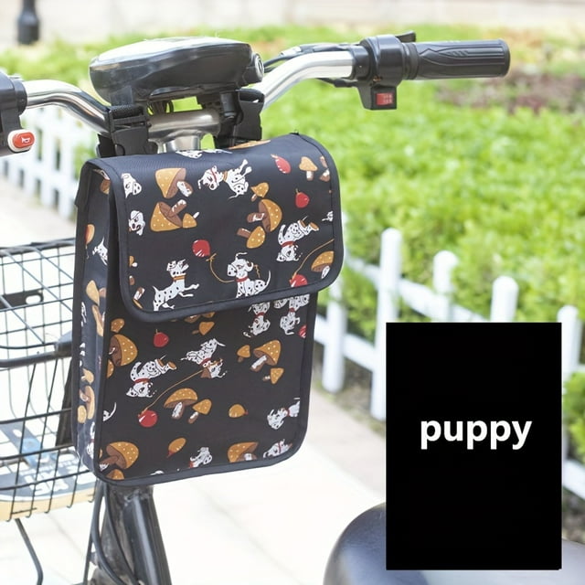 QJUHUNG Waterproof Oxford Cloth Bike Bag - Large Capacity Shoulder Strap Stylish Designs for Bicycles and Motorcycles