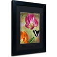 thumbnail image 2 of Trademark Fine Art "Aubergine Peony" Canvas Art by Color Bakery Black Matte, Black Frame, 2 of 4