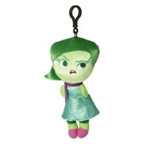 8 Plush Zippered Clip, Disgust