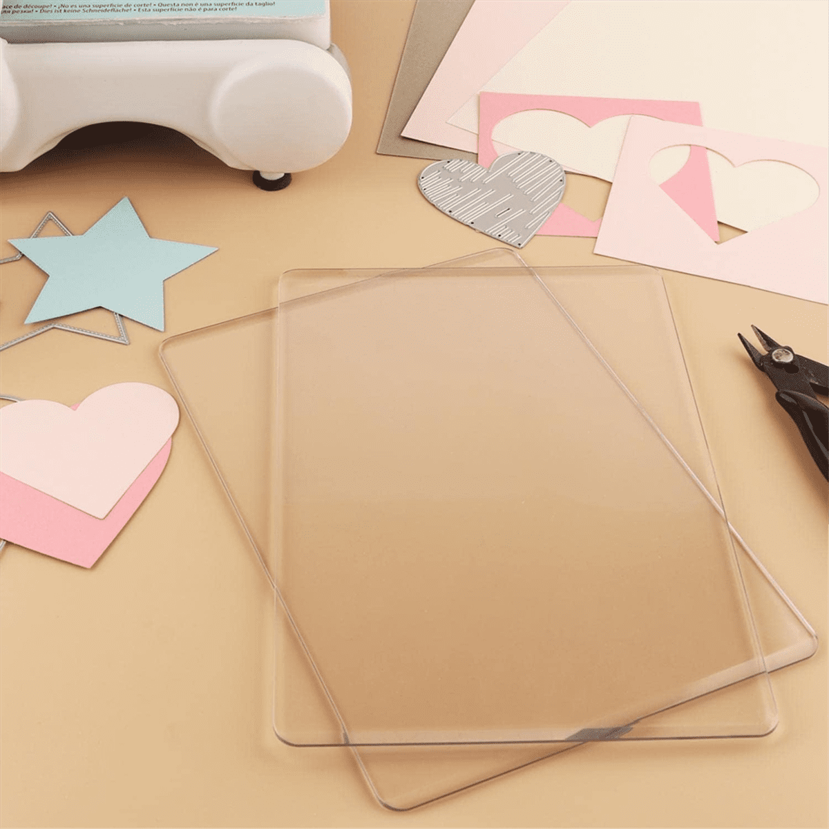 HOT 8pcs Standard Cutting Mats for Die Machine,Polycarbonate Plastic Board,Cutting Mat Board