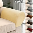 thumbnail image 2 of 2Packs Stretch Armrest Covers Sofa Arm Covers for Chairs Couch Anti-Slip Armchair Furniture Slipcovers for Recliner Sofa Armrest Protector Recliner, 2 of 11
