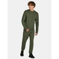 thumbnail image 3 of (2 pack) Athletic Works Men's & Big Men's Fleece Elastic Bottom Sweatpants, Sizes S-4XL, 3 of 6