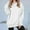 White, variant on TAGOLD Womens Sweater Tops,Casual Plus Size Fall Tops Blouse for Womens,Women's Thumb Button Sweatshirt Hoodie And Winter Clothing Long Sleeve Hoodie Sweatshirt White M