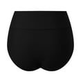 thumbnail image 6 of Sngxgn Womens High Waisted Bikini Bottom Tummy Control Bathing Swimsuit Bottoms Full Coverage Swim Bottoms(Black,L), 6 of 6